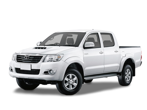 Dubbele Cabine Pick Up Truck Deluxe (Toyota Hilux) - automatische transmissie